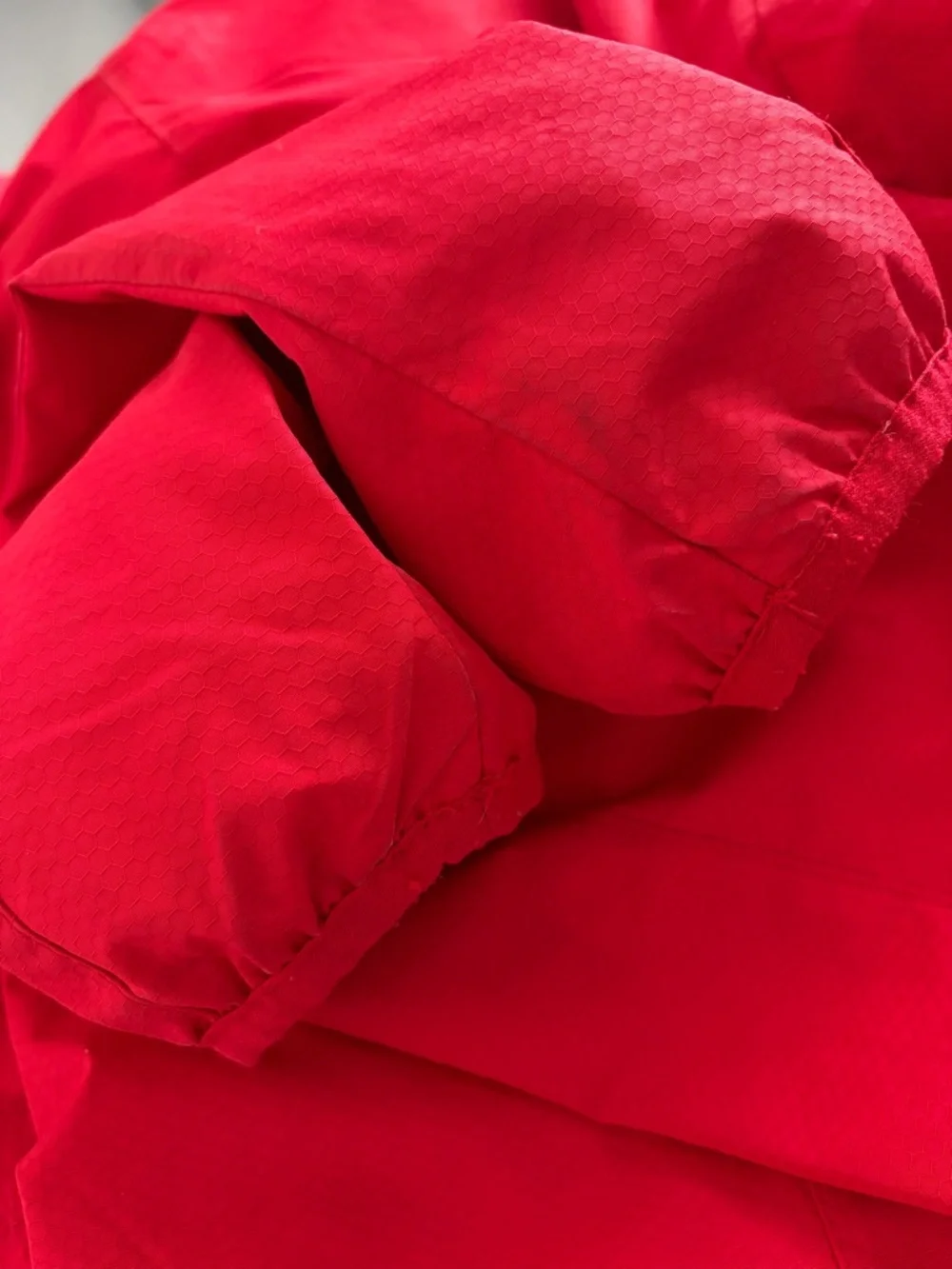 Nike Storm Fit Red Hooded Windbreaker Jacket